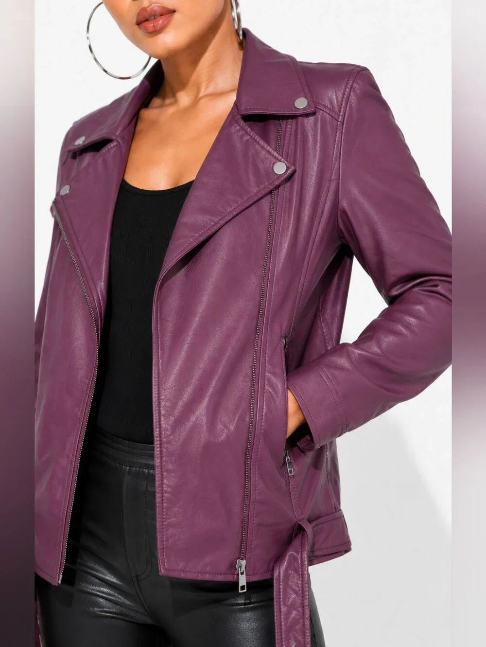 JustFab plum purple